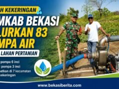 Cegah Kekeringan Meluas, Pemkab Bekasi Salurkan 83 Pompa Air ke Lahan Pertanian