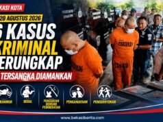 Polres Metro Bekasi Kota Ungkap Enam Kasus Kriminal Menonjol, 11 Tersangka Diamankan