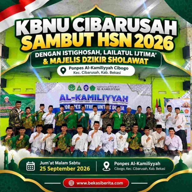 KBNU Cibarusah Sambut HSN 2026 dengan Istighosah dan Majelis Dzikir Sholawat di Ponpes Al-Kamiliyyah