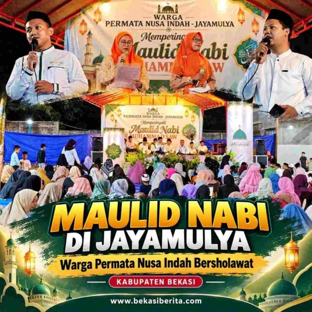 Maulid Nabi Muhammad SAW di Jayamulya Kabupaten Bekasi, Warga Bersatu dalam Semangat Cinta Rasul