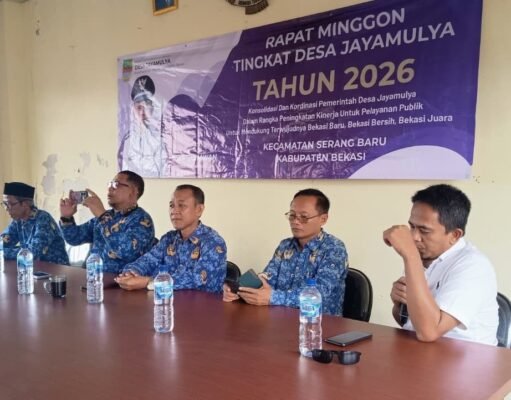 Pergantian Kepemimpinan Desa Jayamulya, Rapat Minggon Dirangkai Serah Terima Jabatan Pergantian Kepemimpinan Desa Jayamulya, Rapat Minggon Dirangkai Serah Terima Jabatan